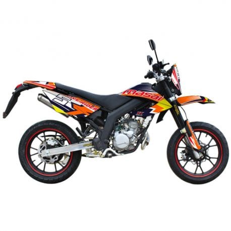 Motorcycle 50cc MASAI SM 50 Five Rider Delivered: assembled and registered
