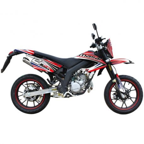 Motorcycle 50cc MASAI SM 50 Red Rider Delivered: assembled and registered