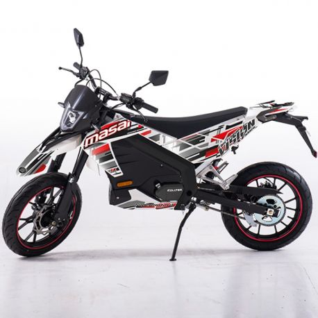 100% electric motorcycle MASAI Vision 3000 Delivered: assembled and registered
