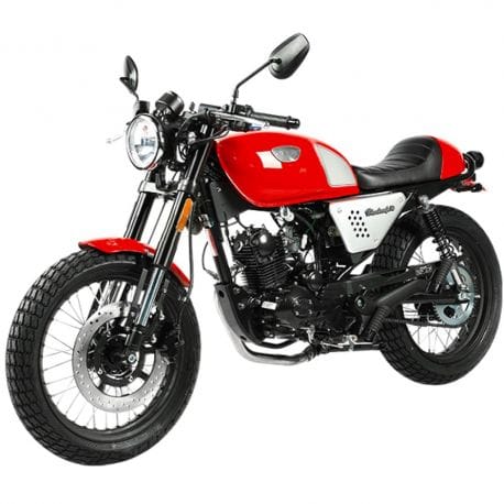 Motorcycle 50cc MASAI Black Café 50 Delivered: assembled and registered
