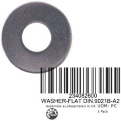 Rondelle Plate 8 mm, Inoxydable