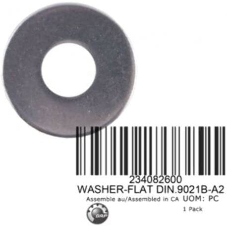 Rondelle Plate 8 mm, Inoxydable