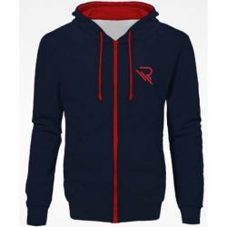 Zipped Hooded Sweatshirt RIVOT Racing Navy 