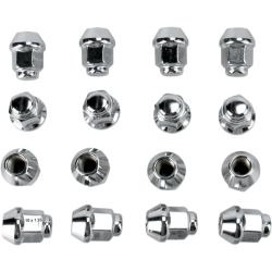 Kit 16 écrou de roue chromé 10x1.25mm