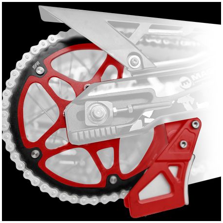 Guide-Chaîne alu rouge pour Talaria 3000 & 4000