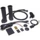 Poignées chauffantes quad KOSO Ø22mm + pouce chauffant