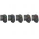 Poignées chauffantes quad KOSO Ø22mm + pouce chauffant