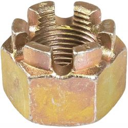 Hex nut. Crenelated M18