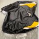 Black Yellow Backrest Cover