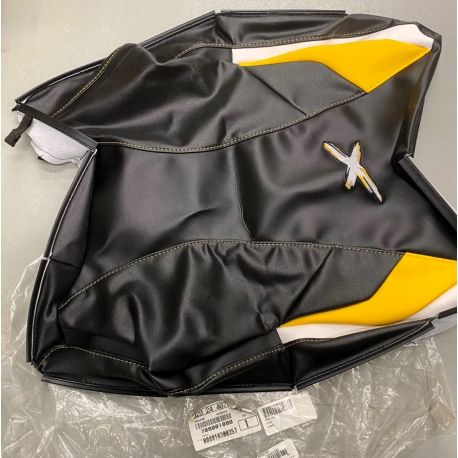 Black Yellow Backrest Cover