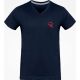 T-Shirt RIVOT Racing col V, couleur Navy