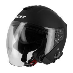Casque Jet Eight Noir INTERCOM S770 KYLE - Bluetooth intégré