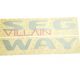Segway Villain SX10 Red Right Sticker