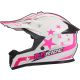 CASQUE ENFANT ROSE ET BLANC - URIDE