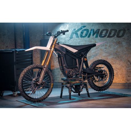 TALARIA Komodo White 100% Electric Motorcycle - 45Ah 97V - Road Legal Delivered: assembled and registered