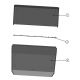 Opening windshield with wiper