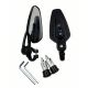 Universal motorcycle mirrors on handlebar end