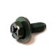 SHOULDER SCREW M6X16 DARK GREEN