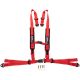 Harnais 4 point PRP Rouge 4.3