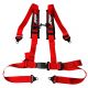 Harnais 4 point PRP Rouge 4.2