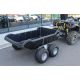 Remorque de Jardin 4 roue 680kg SHARK pour Quad