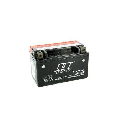BATTERY URIDE 6Ah YTX7A-BS
