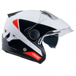 Casque Jet Kenny Evasion Graphic Red