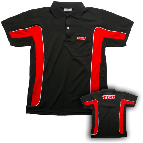 Polo rouge et noir tgb - taille s