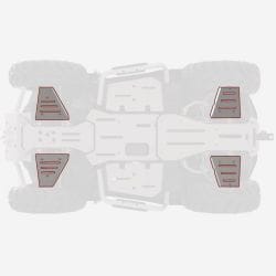 Aluminum frame protection kit for Segway Snaler AT6L