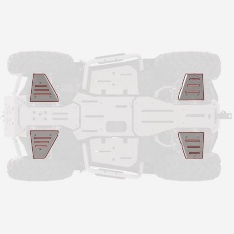 Aluminum frame protection kit for Segway Snaler AT6L