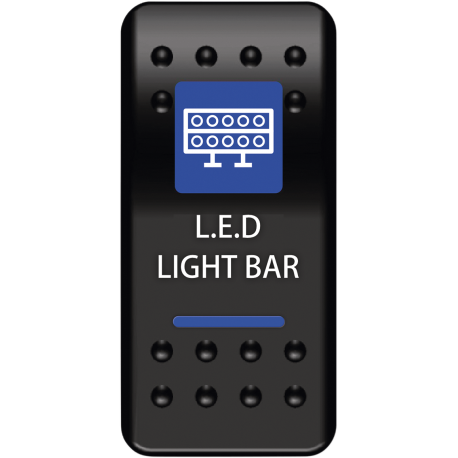 Interrupteurs boutons pour rampe LED