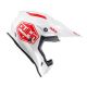 Casque cross Pull-in Solid rouge