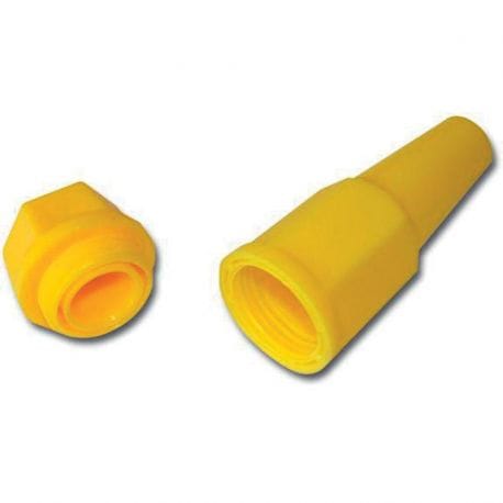 Porte bougie étanche de Jaune
