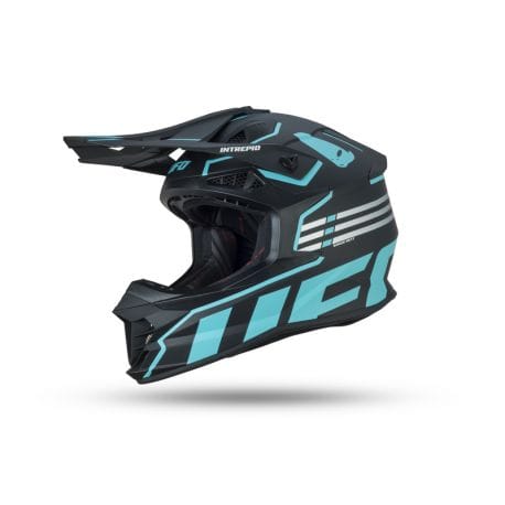 Casque UFO Intrepid noir/bleu ciel