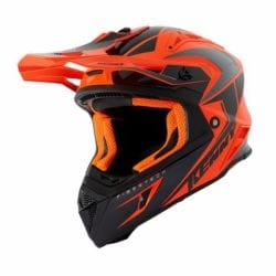 KENNY Helmet - Titanium Graphic - Orange and black