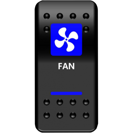 Toggle Fan Switches Blue