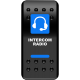 Interrupteurs basculant pour Intercom Radio