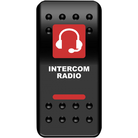 Interrupteurs basculant pour Intercom Radio
