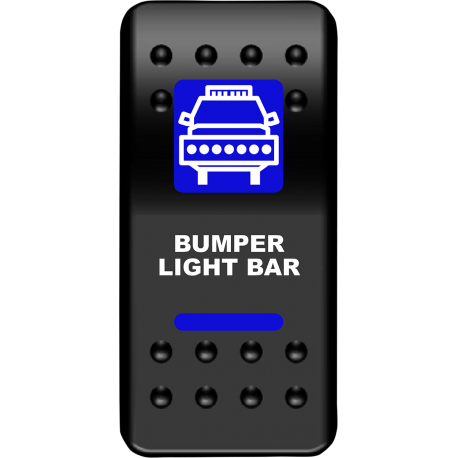 Toggle switches for bumper lighting Blue