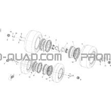 Roues Et Pneus pour Can-am Toutes les cylindrées 2008 DS 250 CVT