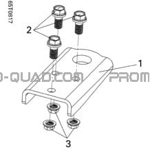 Attelage pour Can-am Toutes les cylindrées 2008 DS 250 CVT