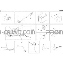 Composantes Électriques Europe pour Can-am Toutes les cylindrées 2008 DS 250 CVT