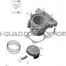 Culasse Et Piston pour Can-am Toutes les cylindrées 2008 DS 450 X
