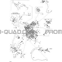 Moteur pour Can-am Toutes les cylindrées 2008 DS 450 X