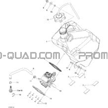 Système Alimentation pour Can-am Toutes les cylindrées 2008 DS 450 X