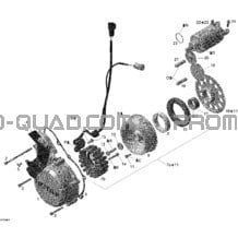 Magnéto Et Démarreur Électrique pour Can-am Toutes les cylindrées 2008 DS 450 X