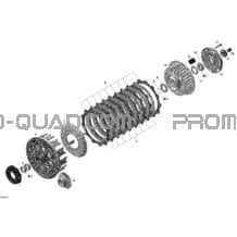 Embrayage pour Can-am Toutes les cylindrées 2008 DS 450 X