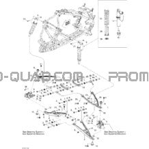 Suspension Avant pour Can-am Toutes les cylindrées 2008 DS 450 X