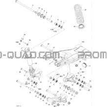 Suspension Arrière pour Can-am Toutes les cylindrées 2008 DS 450 X