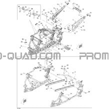 Châssis pour Can-am Toutes les cylindrées 2008 DS 450 X